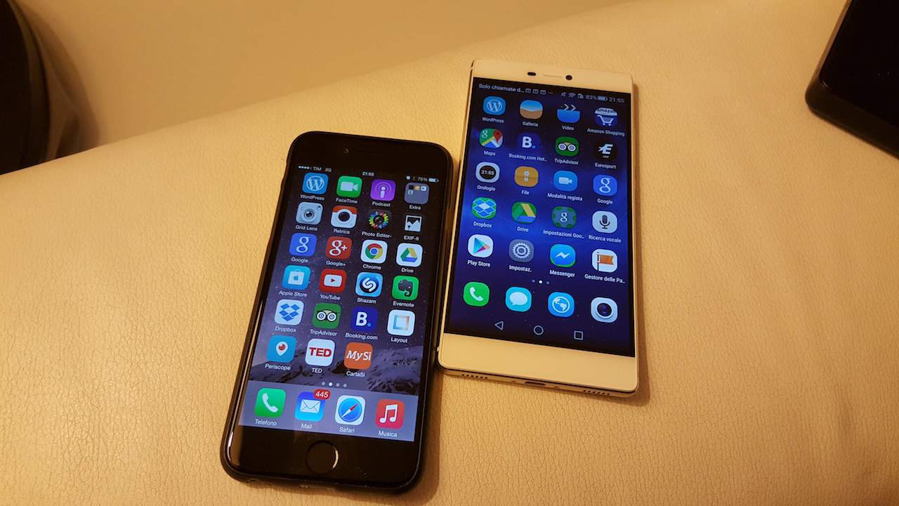 iPhone 6 vs Huawei P8: sfida tra fotocamere