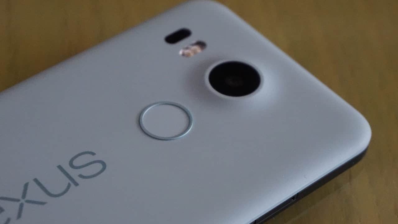 Nexus 5X il sensore di impronte digitali