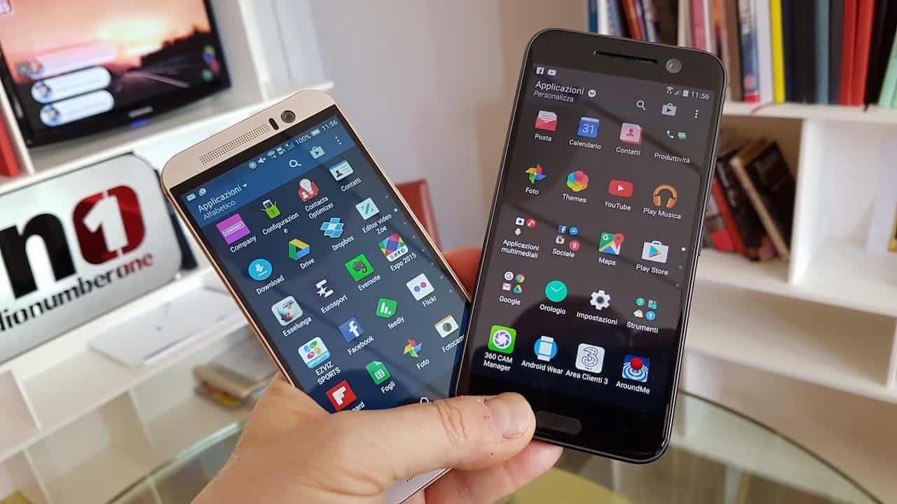 HTC 10 vs HTC One M9: cosa è cambiato