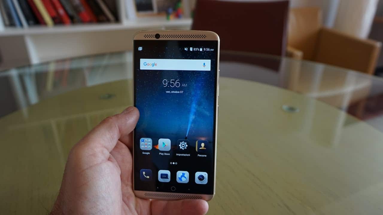 Ho avviato la prova di ZTE Axon 7