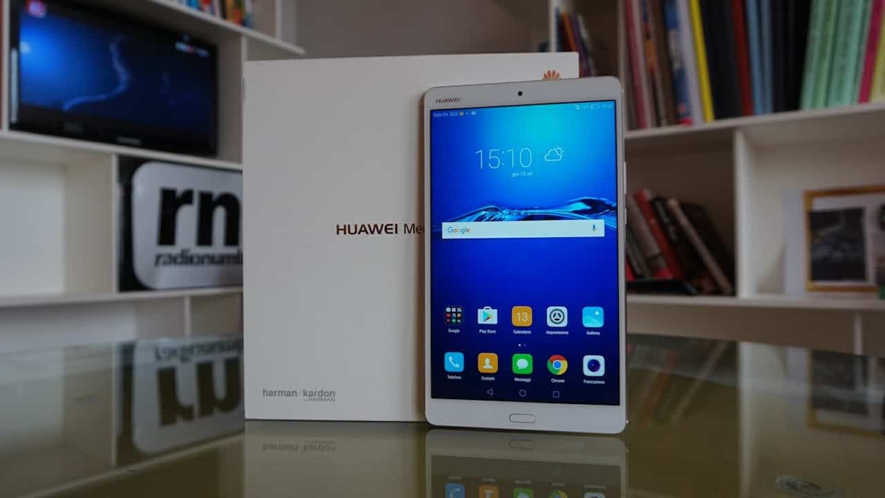 Huawei Mediapad M3, prova avviata