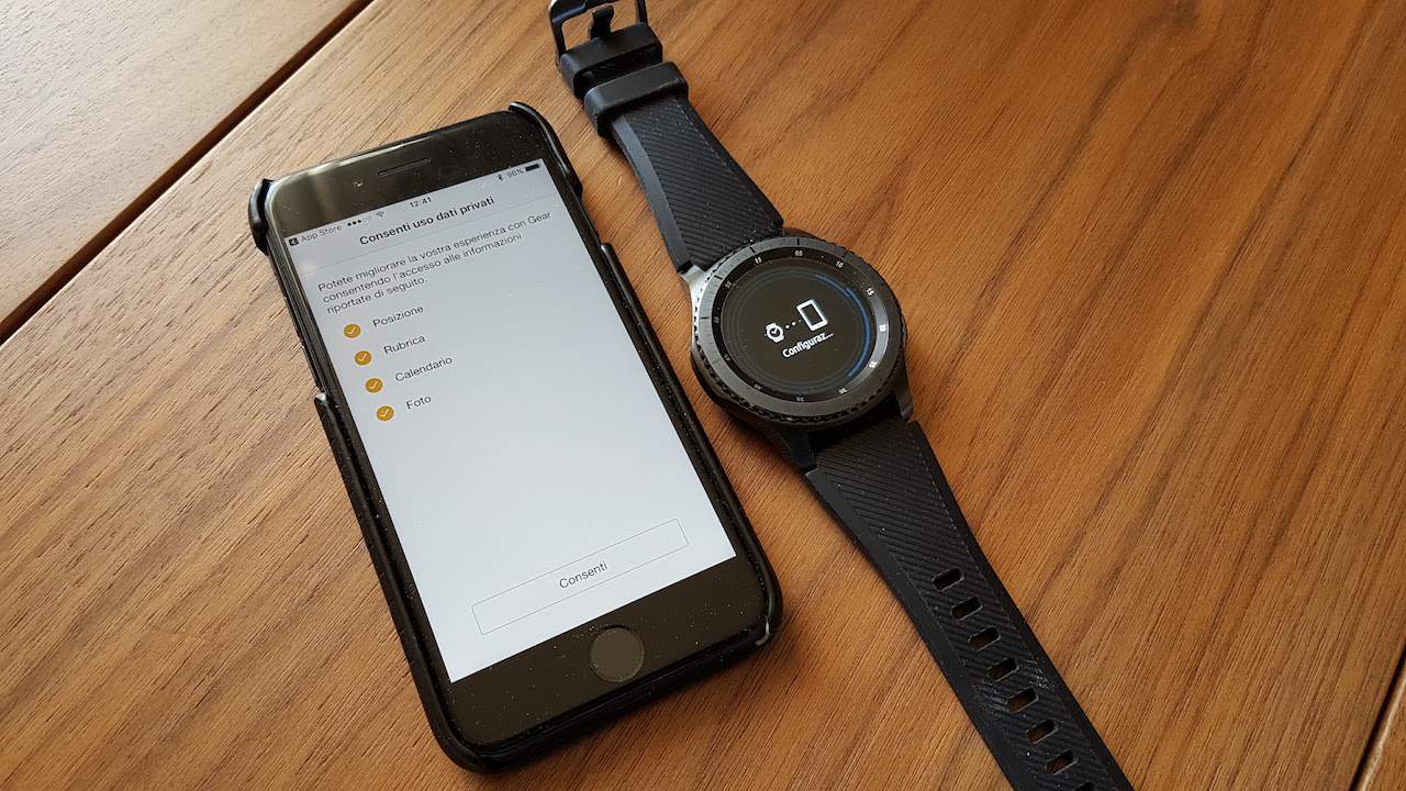 samsung gear s per iPhone