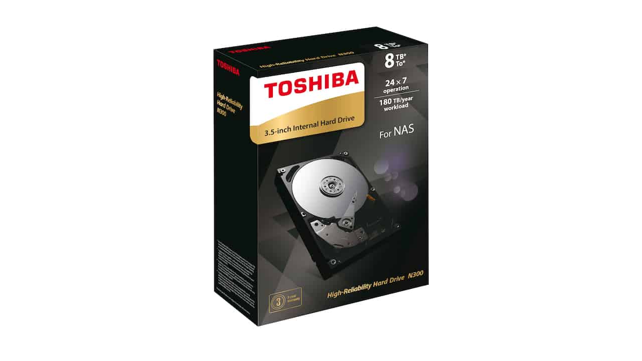 Da Toshiba il nuovo hard disk N300 da 8 TB