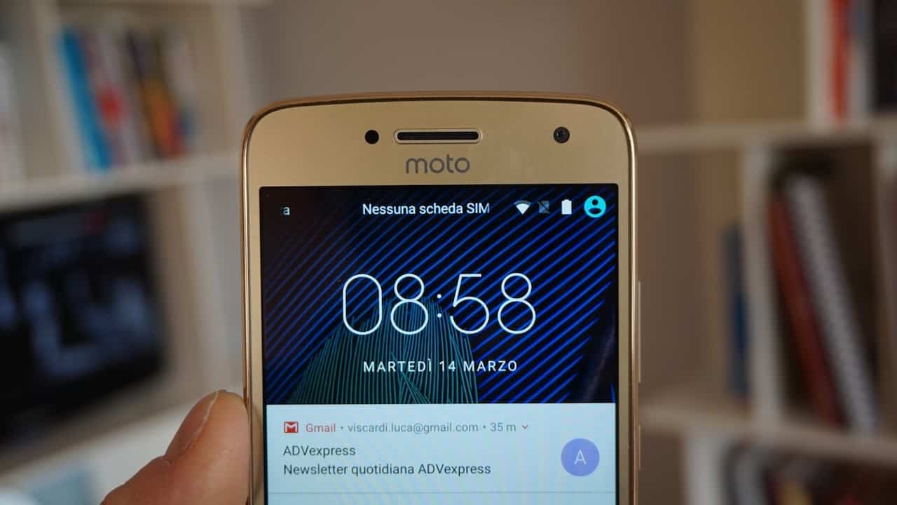 Moto G5 Plus front speaker