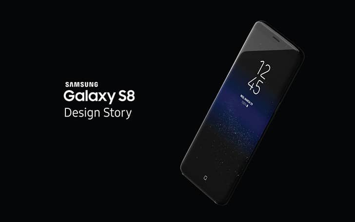 Samsung Galaxy S8 in esposizione alla Milano Design Week