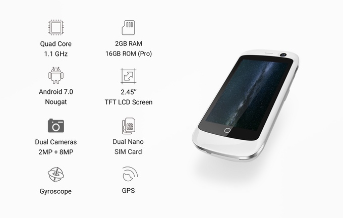 Il progetto kickstarter del giorno: Unihertz Jelly Phone
