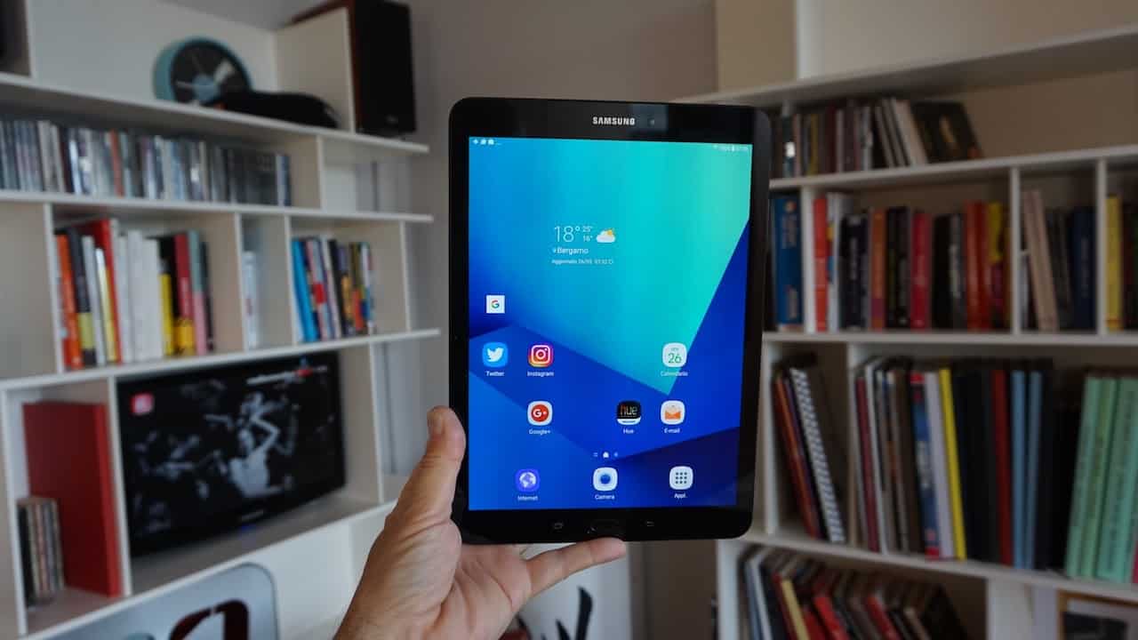 Samsung Galaxy Tab S3 frontale