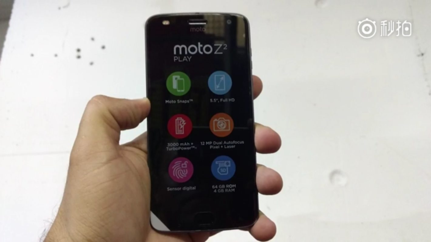 Moto Z2 Play trapela in un nuovo video che mostra le specifiche