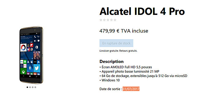 Rinviato il lancio di Alcatel Idol 4 Pro
