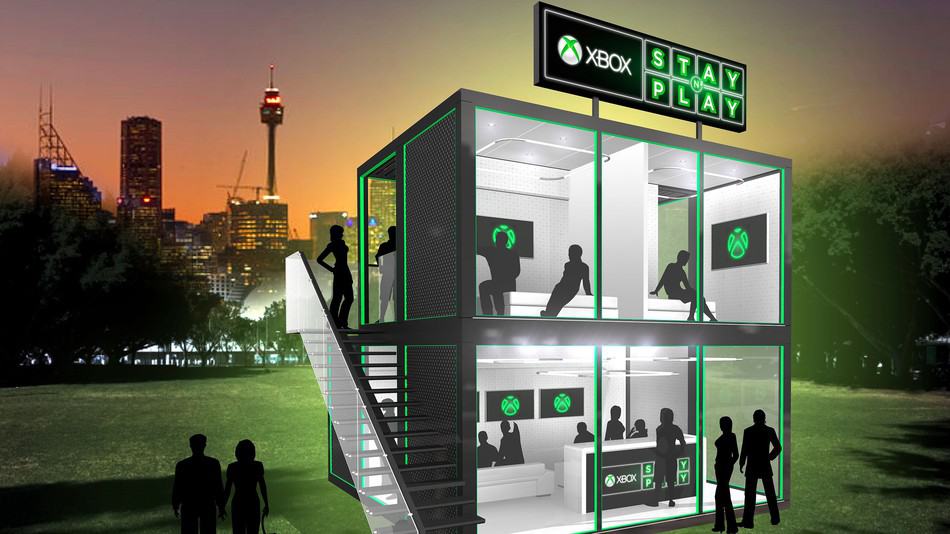 Il pop-up hotel di Xbox è il sogno per chi gioca!