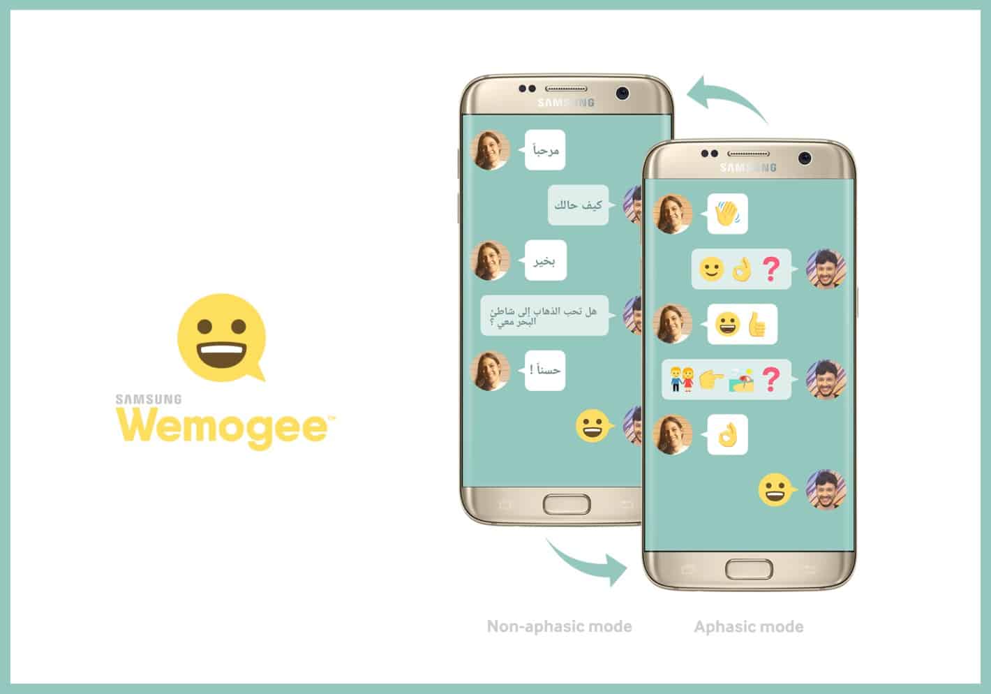 Samsung Wemogee è la prima app per chi ha difficoltà di espressione