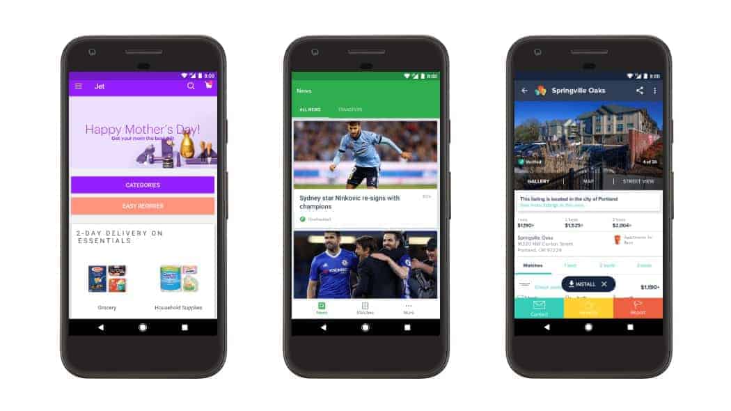 Le Instant App di Google finalmente cominciano ad arrivare