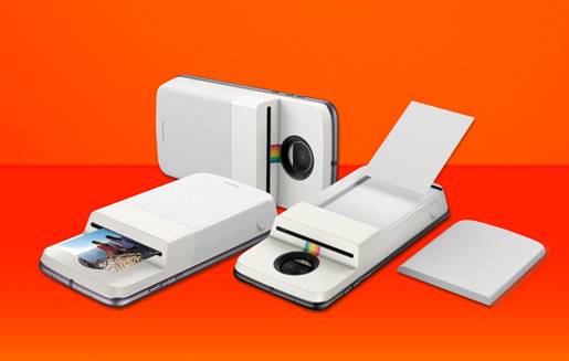 Motorola annuncia oggi il nuovo moto mod Insta-Share Printer Polaroid