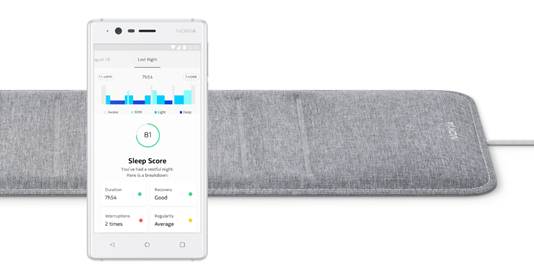 Al CES 2018 arriva Nokia Sleep per la misurazione del sonno