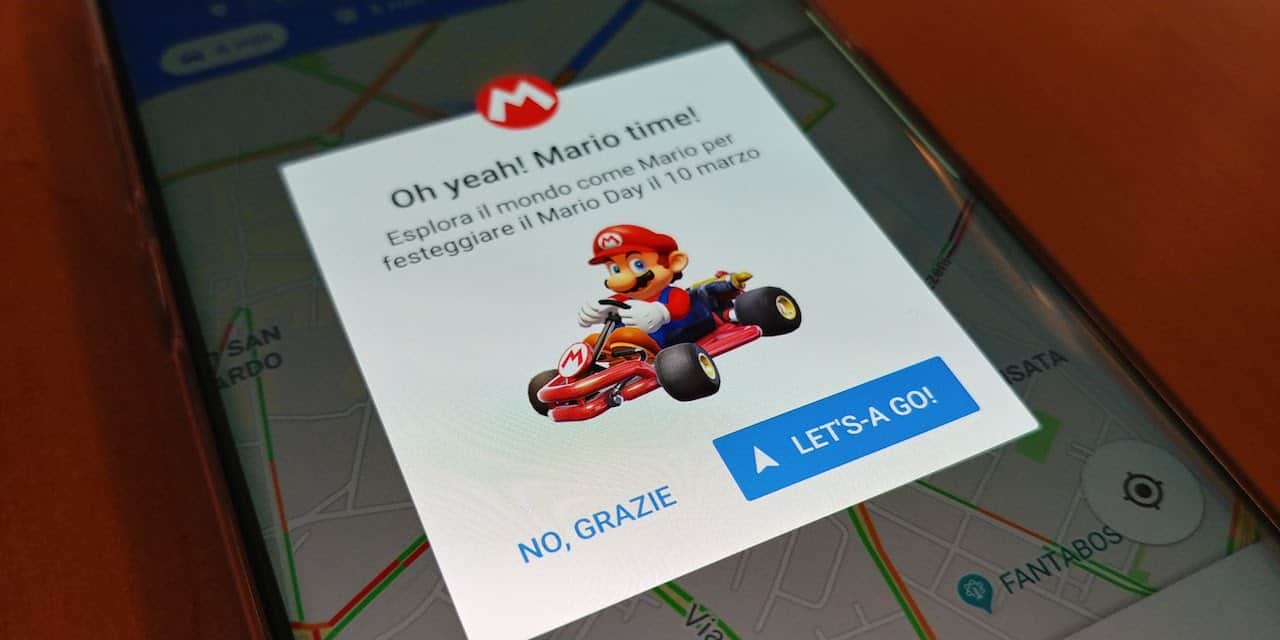 Fatevi accompagnare a casa da Super Mario su Google Maps