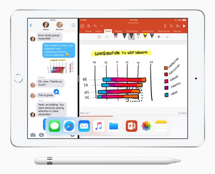Il nuovo Apple iPad 9.7 è più potente ed è compatibile con Apple Pencil