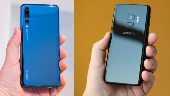 https://www.mistergadget.tech/wp-content/uploads/2018/05/Huawei-P20-vs-Samsung-Galaxy-S9-Smartphone--585x329.jpg