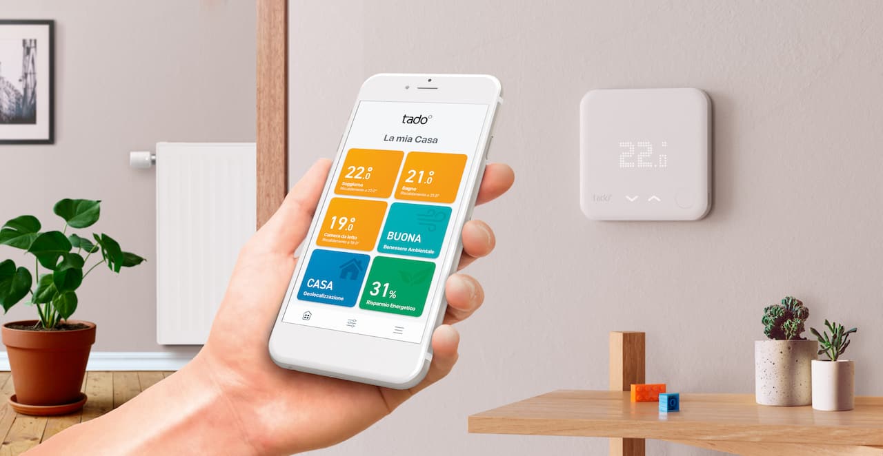 Tado Riscaldamento controllo consumi