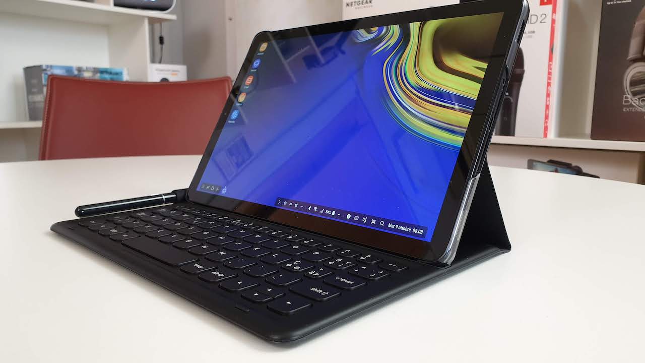 Samsung Galaxy Tab S4 con tastiera: può sostituire un PC?