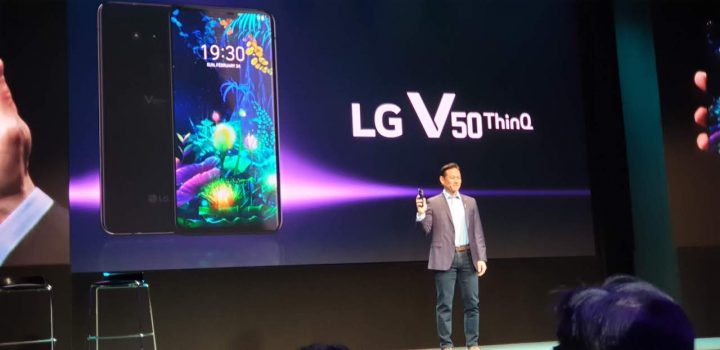 LG V50 ThinQ e LG G8 ThinQ al MWC2019