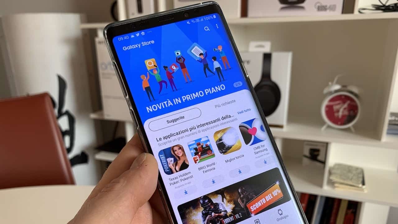 Samsung Galaxy Apps cambia nome in Galaxy Store