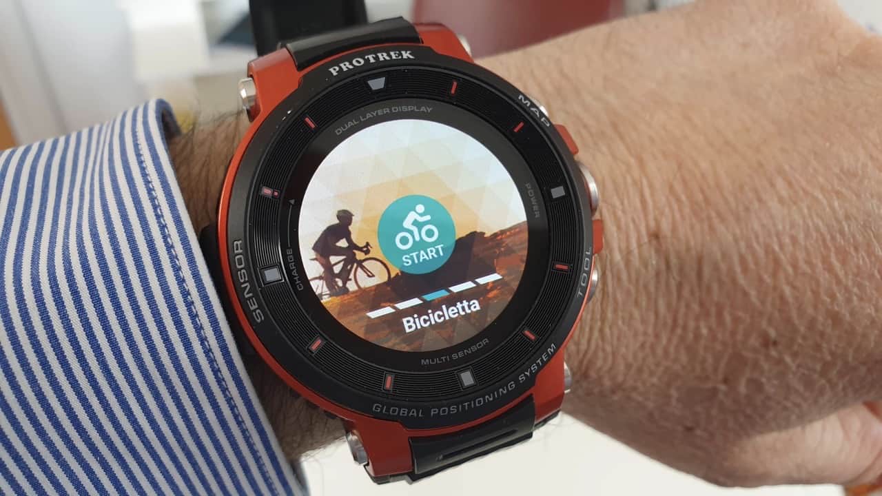 Recensione Casio Pro Trek WSD-F30, WearOS per sportivi