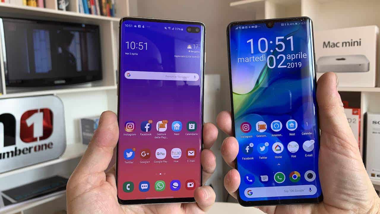 video Huawei P30 Pro vs Samsung Galaxy S10+