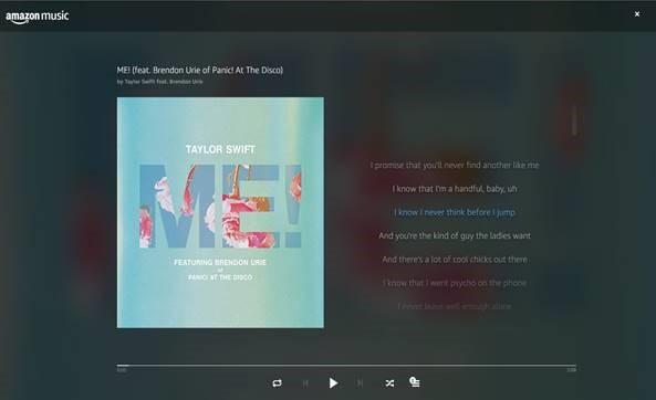 Su Amazon Music la nuova funzione "testi"