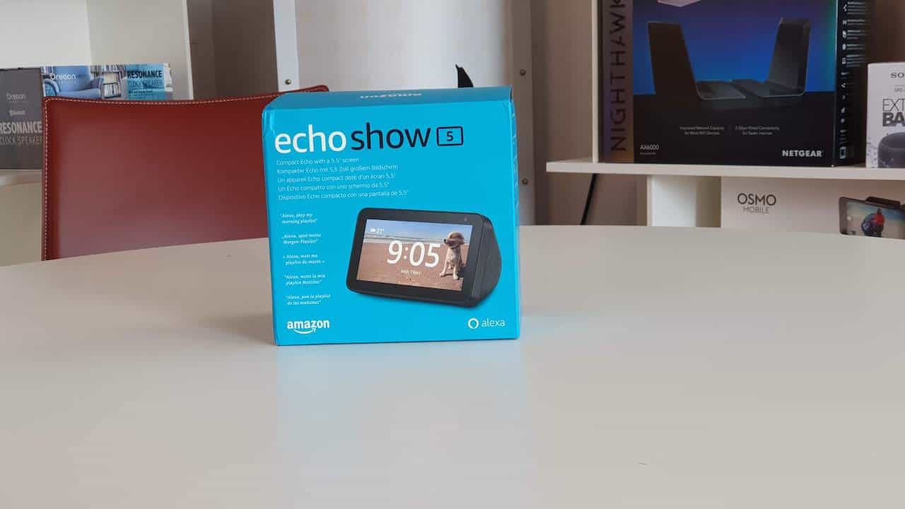Amazon Echo Show 5 disponibile da oggi in Italia a 89.99 euro
