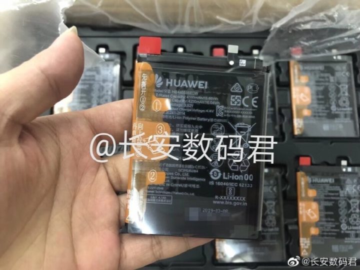 Huawei Mate 30 Pro avrà una batteria da 4.500 mAh