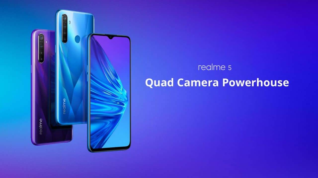 realme 5 è pronto al debutto per il Black Friday