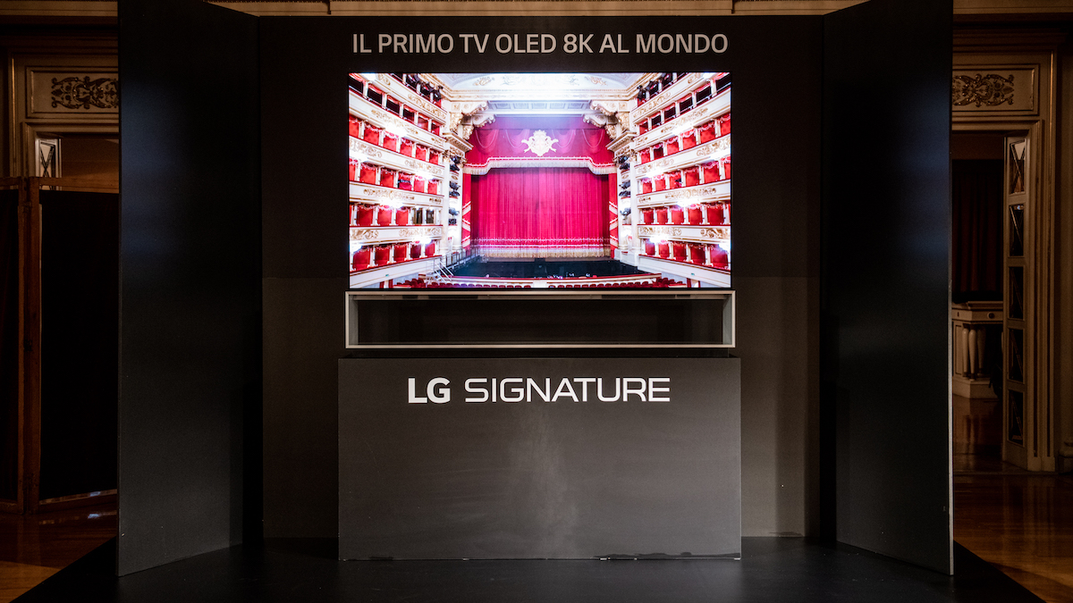 LG SIGNATURE OLED TV 8K, il primo al mondo