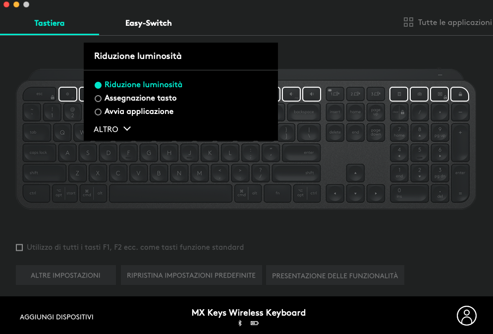 Recensione Tastiera Logitech MX Series