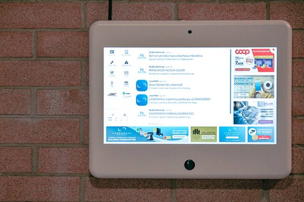Laserwall, la bacheca condominiale diventa digitale ed è gratis!