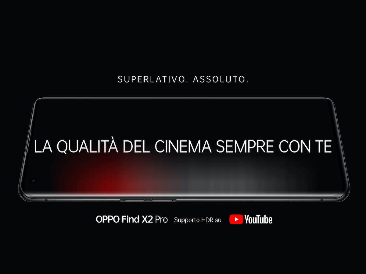 Per OPPO Find X2 e X2 Pro HDR su Netflix, YouTube, Prime