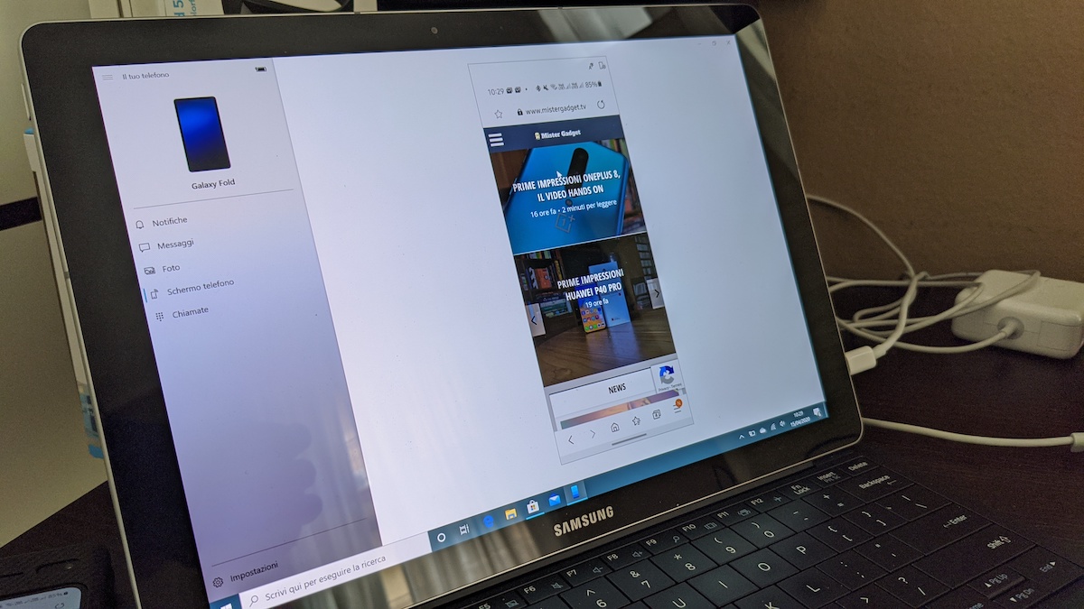 Come usare collegamento windows su Samsung Galaxy