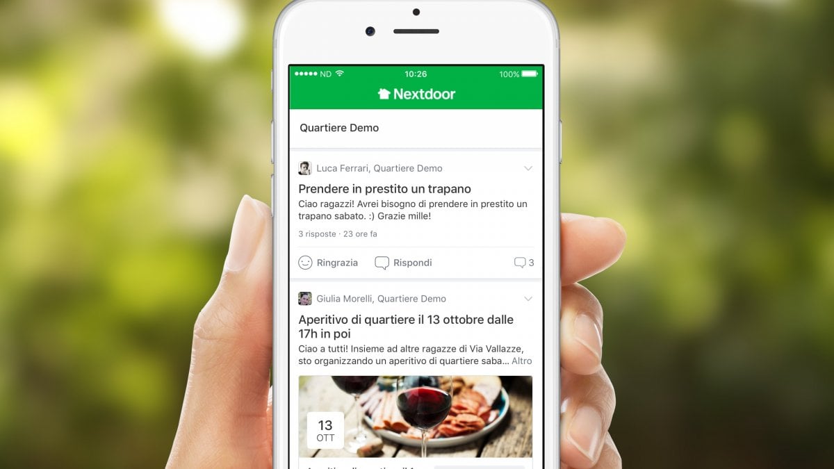 Nextdoor, l'applicazione di quartiere