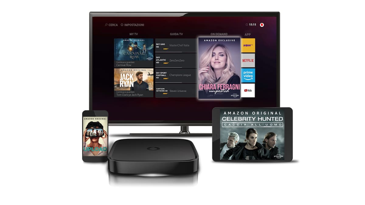 Amazon Prime Video su Vodafone Tv