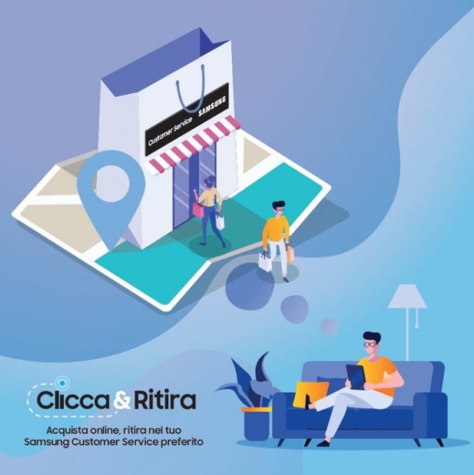 Samsung lancia Clicca & Ritira per chi compra on line
