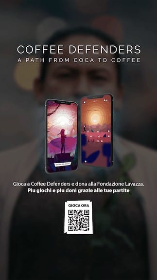 Coffee Defenders, gioca con lavazza e raccogli fondi