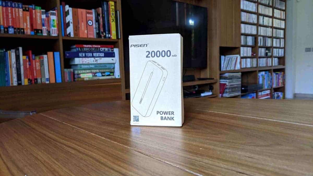 Recensione Pisen Power Bank 20.000 mAh, l'inesauribile