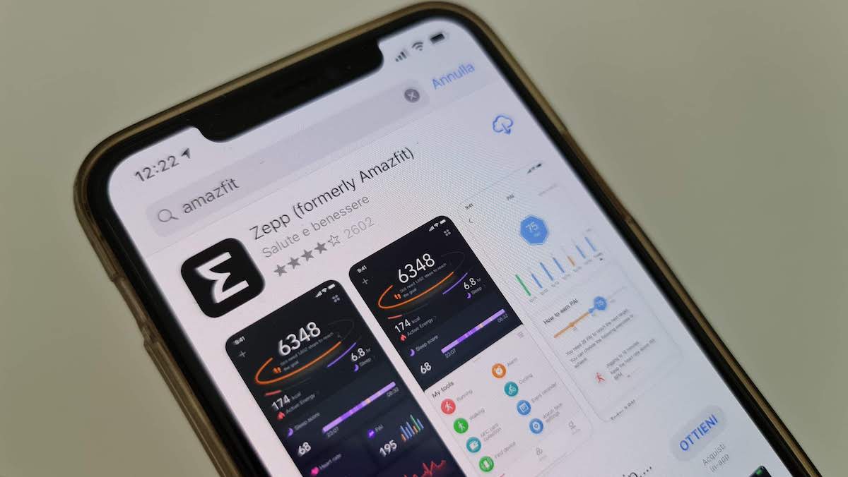 Per l'app Amazfit nuovo nome, diventa Zepp