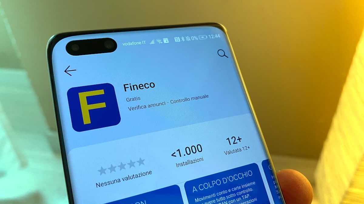 Anche la App Fineco su Huawei AppGallery