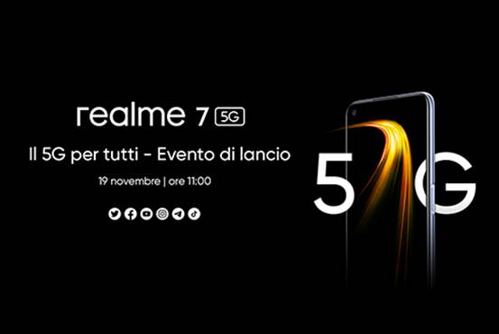 lancio realme 7 5G