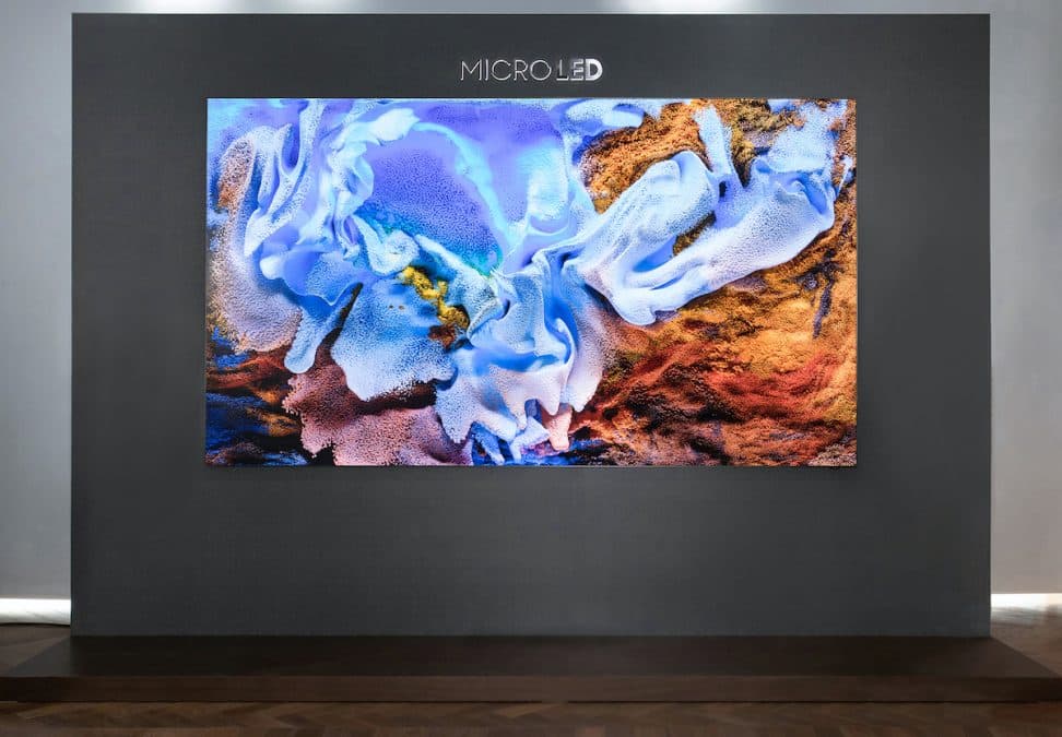 Come funziona una TV Samsung MicroLED?