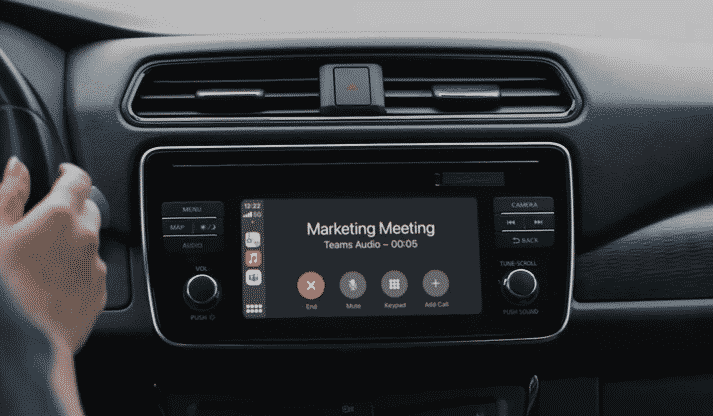 Con Microsoft Teams riunioni anche in auto!