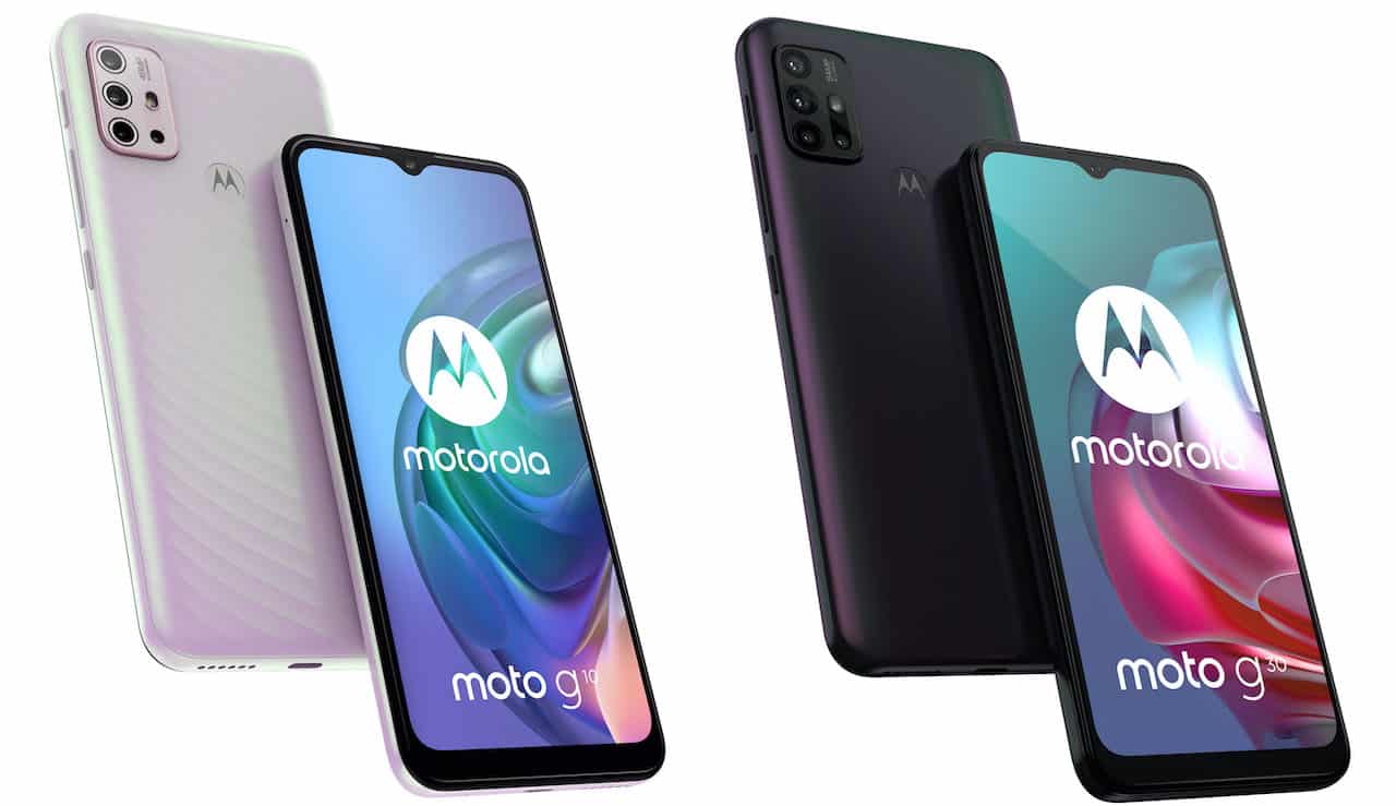 Motorola lancia Moto G10 e Moto G30