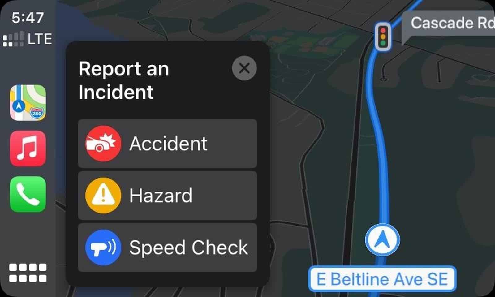 Con iOS 14.5 segnalazione incidenti su Apple Maps