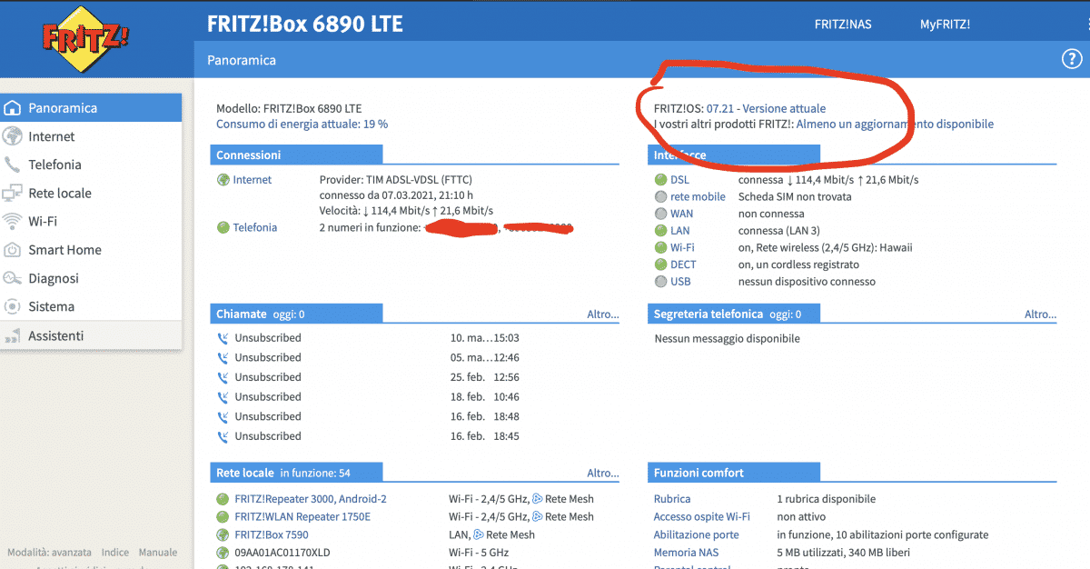 Come configurare un Fritzbox con Tim Fibra FTTH