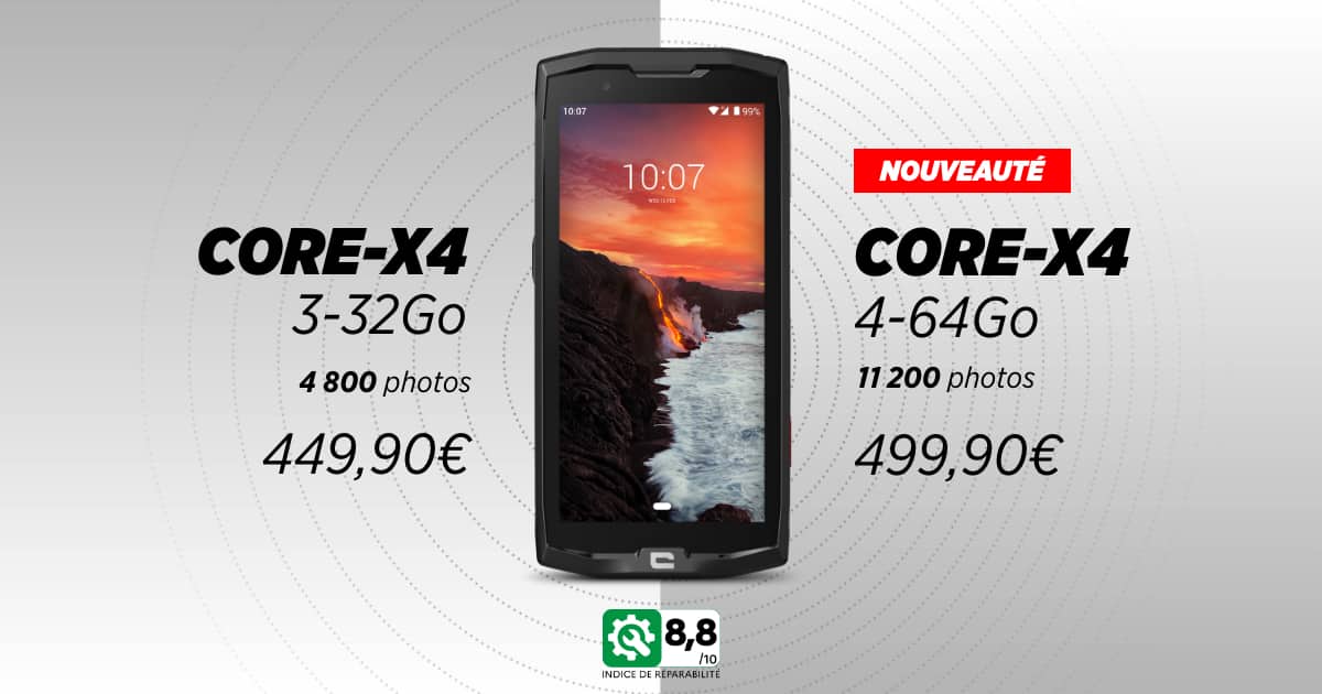 Miglior telefono rinforzato? C'è anche Crosscall Core X4